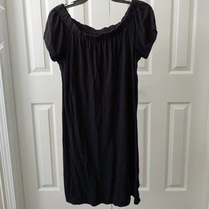 Off-Shoulder Black Dress